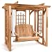 Cedar Pergola Swing Set