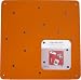 Square Dot 15 in Magnetic Bulletin Board - Orange