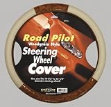 Woodgrain Style Steering Wheel Cover, Tan Road Pilot