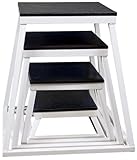 Plyometric Platform Box Set- 6", 12", 18", 24" White