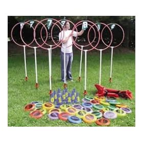 Click here to buy Disc Golf - Set - Disc golf Set, 3-Hole - Sports Games.