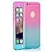 iPhone 6S Plus Case,GBSELL Colorful Luxury Ultra-thin Shockproof Armor Back Case Cover for iPhone 6S Plus 5.5inch (Pink Blue)