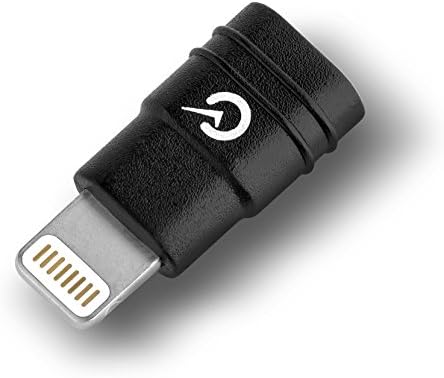 Volts Micro USB to Lightning Adapter [Apple Certified] Black