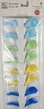 8-Piece Fork/Spoon Feeding Set, Blue
