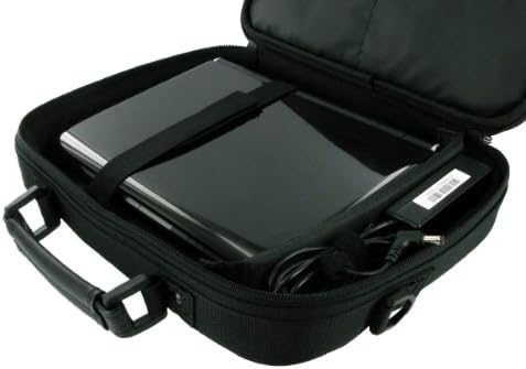 rooCASE Packard Bell 11.6-Inch Dot M Netbook Carrying Bag Case - Black Classic Series