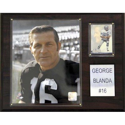 NFL Oakland Raiders George Blanda Player Plaque