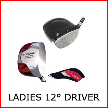 Forgan Golf Red SQUARE 460cc Driver Ladies Right Hand 12 degrees