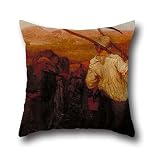 20 X 20 Inch / 50 By 50 Cm Oil Painting George Mason - The Harvest Moon Pillow Covers ,each Side Ornament And Gift To Bar Seat,son,wedding,dining Room,teens,monther