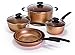Ecolution EUCP-1208 Endure Nonstick Cookware, 8 Piece Set, Copper