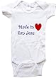 MADE IN SAN JOSE - SAN JOSE BABY - City Series - White, Blue or Pink Onesie / Baby T-shirt