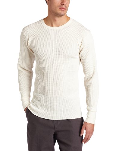 Key Industries Mens Thermal Base Layer Top, Natural, X-Large-Tall