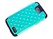 Thousand Eight(TM) For LG Optimus L90 Diamond Studded Silicone Rubber Skin Hard Case + [FREE LCD Screen Protector Shield(Ultra Clear)+Touch Screen Stylus] (Diamond teal)