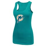 Miami Dolphins Women's Play Time IV Aqua Tank Top
