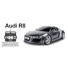 Original Lizenzierter AUDI R8 RC Auto/Car/Fahrzeug Mit Akku! Inkl. wiederaufladbarem NiMH-Akku, Fernsteuerung, Batterie f�r die Fernsteuerung! Fertig Montiert (Ready-To-Drive)! Ma�stab 1:20!
