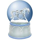 20665 Horse of A Different Color Ponies Silver Bells Globe