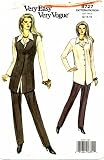 Vogue 8727 Sewing Pattern Misses Vest Blouse Pants Size 12 - 16 - Bust 34 - 38
