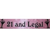 21 & Legal Rhinestone Sash