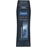 Suave Body Wash for Men, Refreshing, Revitalizing Cool, 18 oz