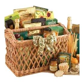 Sensational Savory Snack Sampler Gourmet Food Gift Basket with Smoked Salmon - A Great Gift Idea for Fathers Day