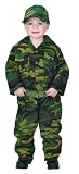 Jr. Camouflage Suit w/Cap, size 6/8, GREEN