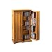 Oak Media Storage Cabinet - Honey Oak