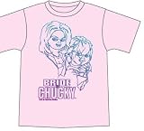 チャッキーの花嫁 Tシャツ (イラストカップル柄) ピンク メンズ : サイズ M