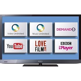 Sony KDL46EX524BU 46-inch Widescreen Full HD 1080p Edge LED Internet TV with Freeview HD