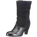 Clarks Knitting Yarn 20341545 Damen Stiefel,  EU 37.5 blau (Navy Combi Lea)  (UK 045)