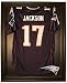 New England Patriots Cabinet Style Jersey Display Case - Black