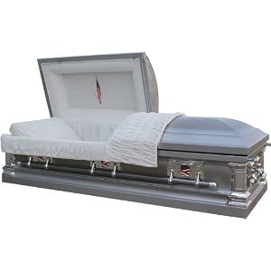 Casket 8950 - Military Stainless Steel Casket Best Price Casket