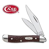 Case Folding Knife Brown Synthetic Peanut