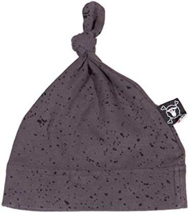 NUNUNU Baby Sprinkle Knotted Hat O/S Charcoal