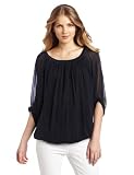 rebecca beeson Womens Cheetah Blouson Top