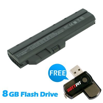 Battpit� Laptop / Notebook Battery Replacement for HP PT06 (4400mAh / 48Wh) with Detach 8GB Battpit� USB Flash Drive