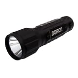 Dorcy 41-4284 120 Lumen LED Metal Gear Flashlight with Holster and 3 AAA Batteries