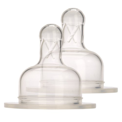 Childrens Toyshop  Toys : BornFree Twin Pack Fast Flow Wide Neck Teats
