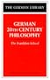 German 20th-Century Philosophy: The Frankfurt School (German Library)