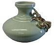 Chinese celadon crab basket vase - porcelain