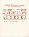Student Solutions Manual: Introductory and Intermediate Algebra