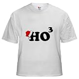 Ho Ho Ho Christmas Math Humor White T-Shirt