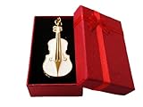Beautiful Violin Music Instrument Keychain 4GB USB Flash Drive - in Gift box - with GadgetMe Brands TM Stylus Pen