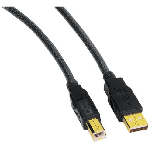 Hama USB-Kabel 3m Schwarz (Typ A - Typ B Stecker)