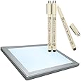 Artograph 17 inch by 24 inch Light Pad Light Box 225-950 with FREE Sakura Pigma Micron Pen Set, 3-Pack, Black Tracing Ink Pens Included