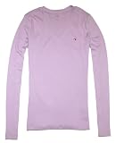 Tommy Hilfiger Women Long Sleeve Logo V-Neck T-Shirt