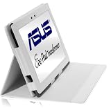 Asus Eee Pad Transformer TF101 || Pearl White || Slim Carrying Case & Cover | Infinite Viewing Angles + Bonus Stylus Pen by SecondShells ® 10.1 Android Tablet