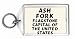 Ash Fork: Flagstone Capital Of The United States Keychain