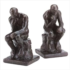 'THINKER' BOOKENDS by SunRise