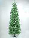 7.5' Slim Laser Lime Green Tinsel Artificial Christmas Tree
