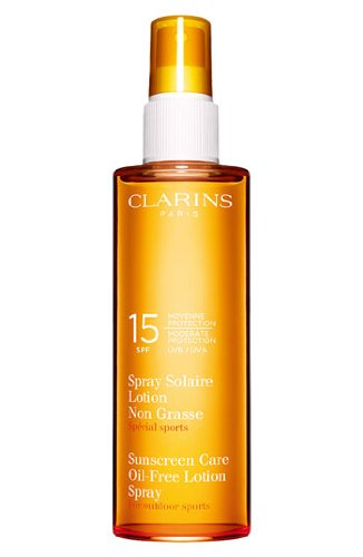 Clarins Sunscreen Spray Oil-Free Lotion Progressive Tanning SPF 15 150 ml / 5.1 oz