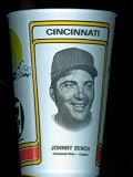 1978 Johnny Bench Cincinnati Reds 7 Eleven Baseball Cup
